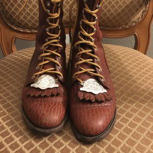 Justin 530 bull hide keltie boots.